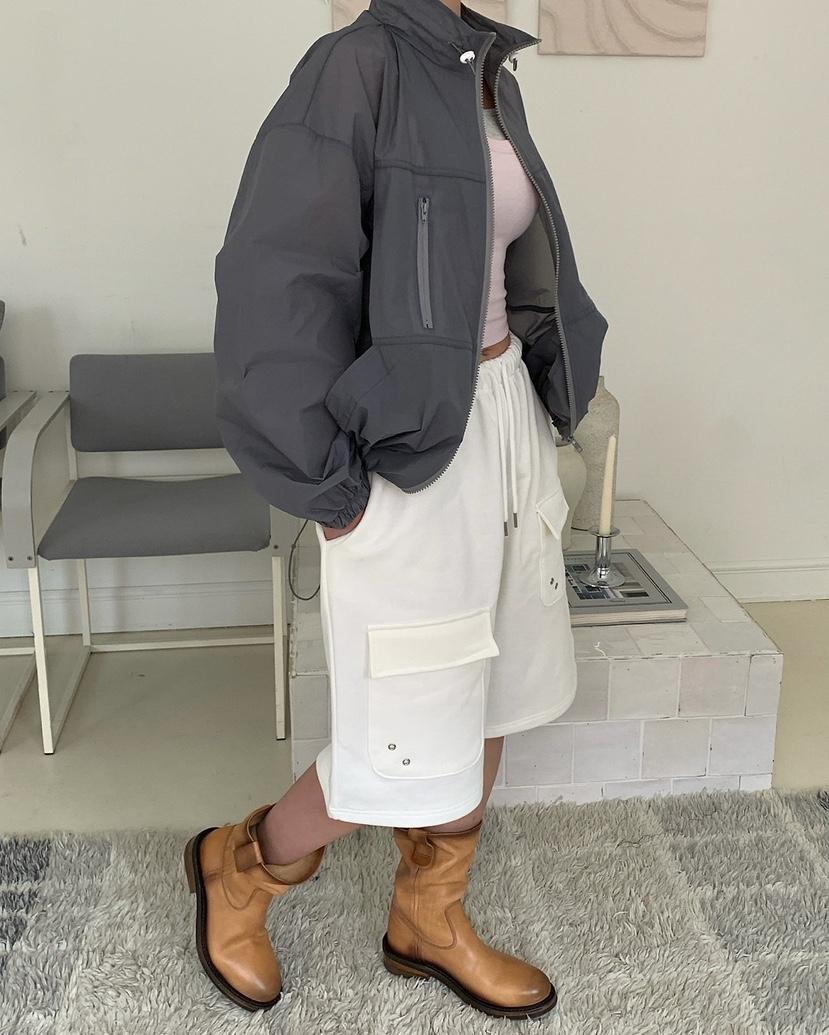 REVE CITE-L韓國直郵實拍女裝新品休閑人氣26春夏夾克拉鏈REVE CITE-L夾克