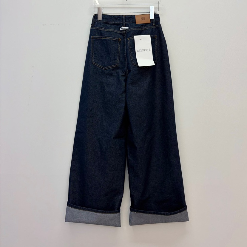 REVE CITE-L韓國東大門直郵女士新品熱賣推薦牛仔褲闊腿褲REVE CITE-L牛仔褲