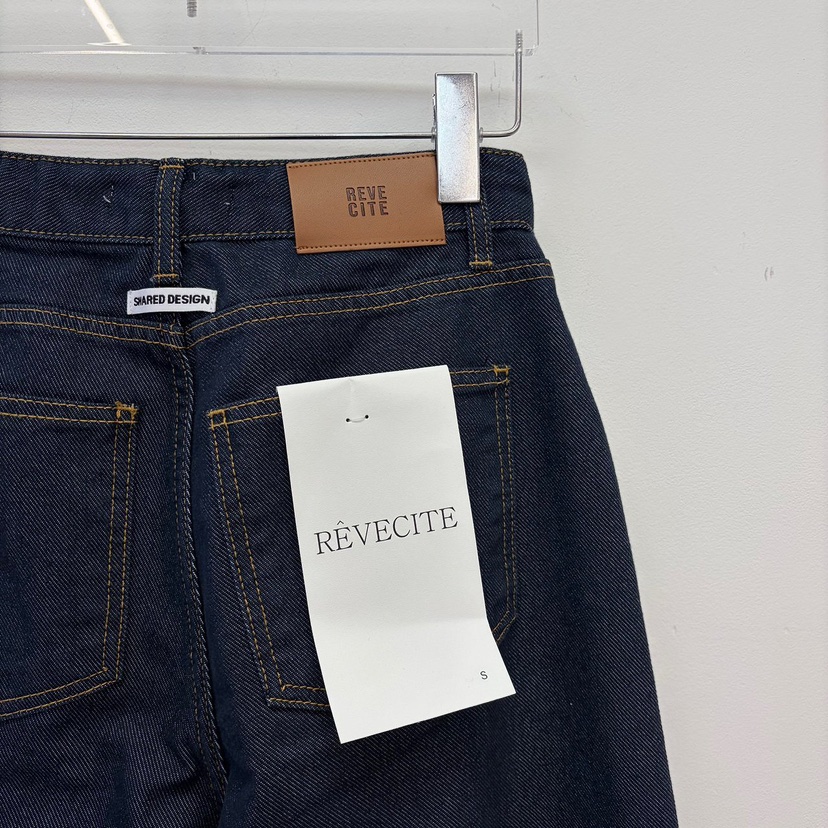 REVE CITE-L韓國東大門直郵女士新品熱賣推薦牛仔褲闊腿褲REVE CITE-L牛仔褲