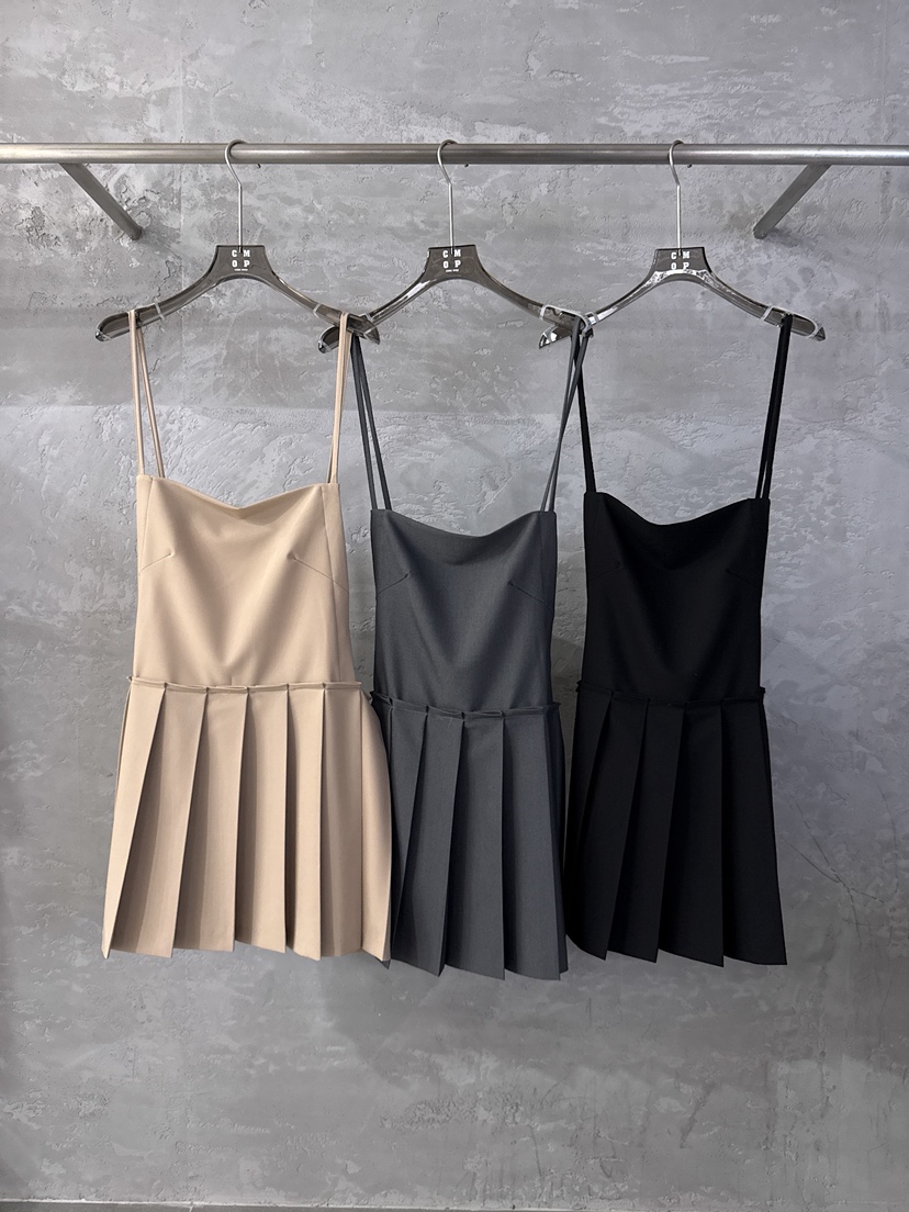 COME OPEN/HAPER韓國代購女裝新品休閑職業人氣連衣裙褶皺COME OPEN/HAPER連衣裙