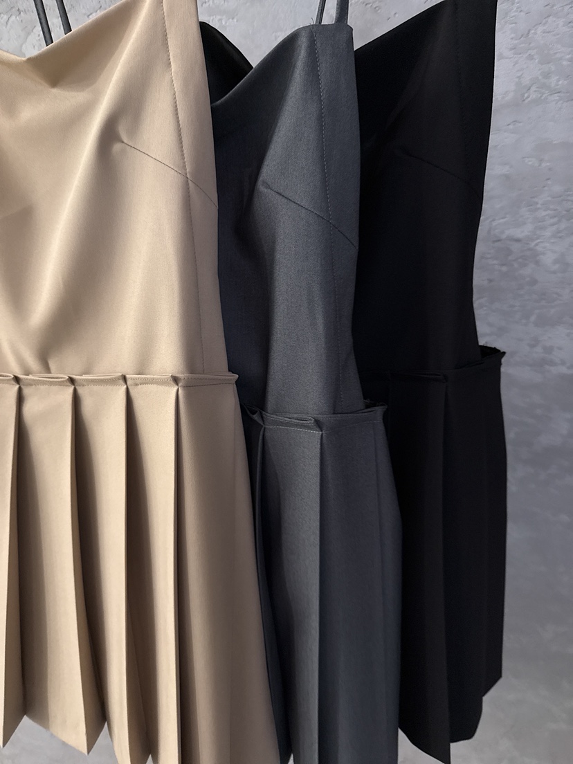 COME OPEN/HAPER韓國代購女裝新品休閑職業人氣連衣裙褶皺COME OPEN/HAPER連衣裙