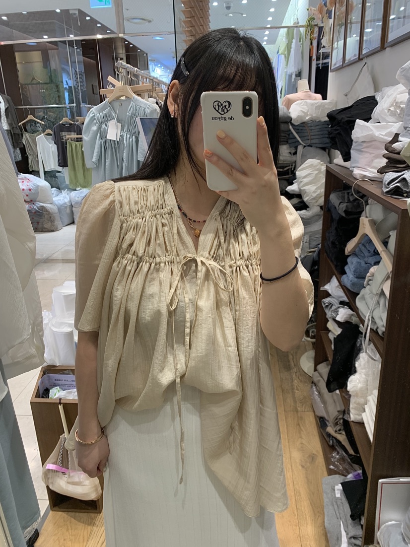 DE GO YOU韓國東大門代購女裝新款推薦人氣職業襯衫蕾絲衫DE GO YOU襯衫/蕾絲衫