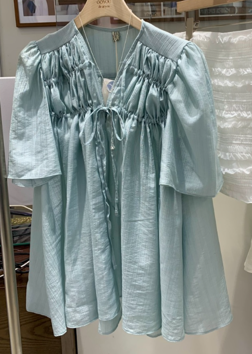 DE GO YOU韓國東大門代購女裝新款推薦人氣職業襯衫蕾絲衫DE GO YOU襯衫/蕾絲衫圖色4