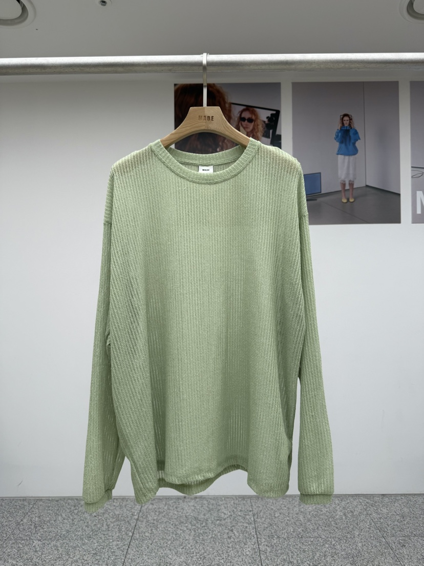 MADE-P韓國代購女裝新款休閑推薦職業26春夏人氣長袖T恤MADE-P長袖T恤圖色1