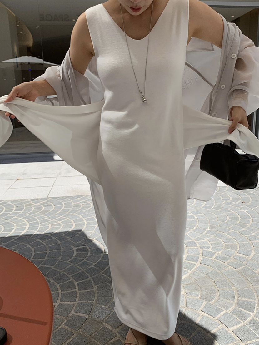 MOMENT韓國直郵實拍女裝新品休閑熱賣人氣推薦時尚連衣裙MOMENT/RECOVER連衣裙