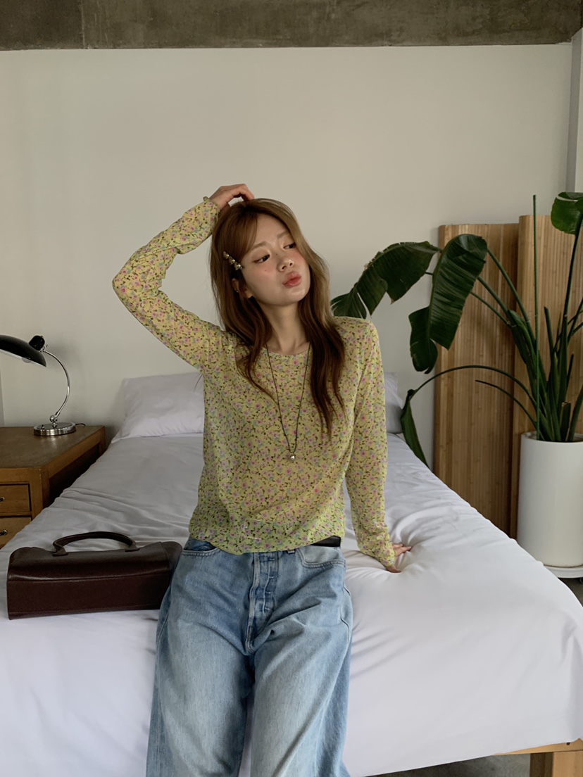 MAISONDEGLORY韓國代購女裝新品26春夏熱賣推薦人氣長袖T恤MAISON DE GLORY長袖T恤