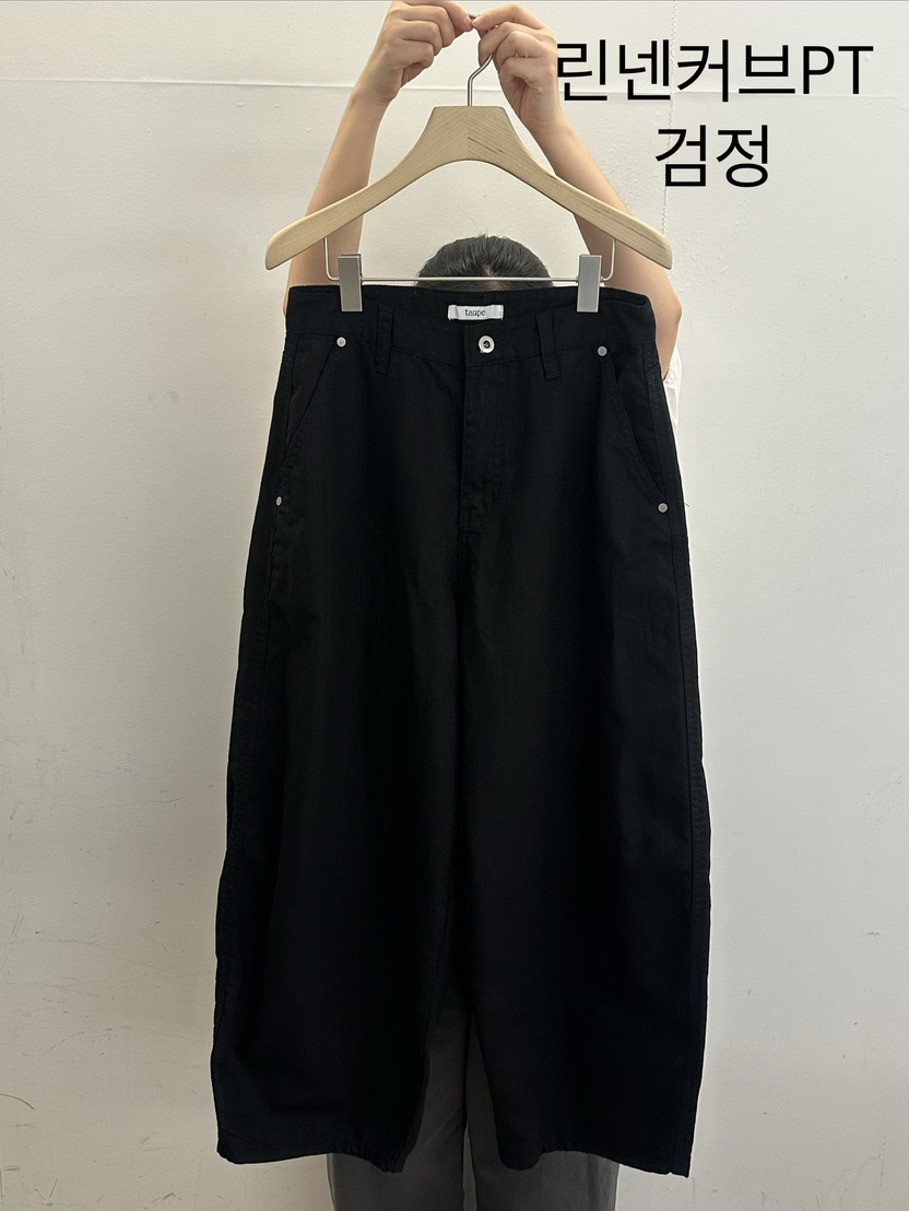 TAUPE韓國東大門代購女裝新品時尚人氣熱賣職業休閑褲亞麻TAUPE休閑褲圖色2