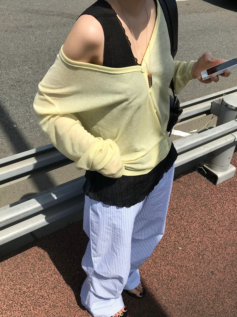 ESCHER韓國直郵實拍女士新款推薦熱賣職業26春夏人氣針織衫ESCHER針織衫