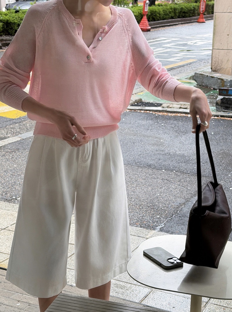 BLACK NOTE韓國東大門直郵女裝新款26春夏休閑職業針織衫BLACK NOTE針織衫