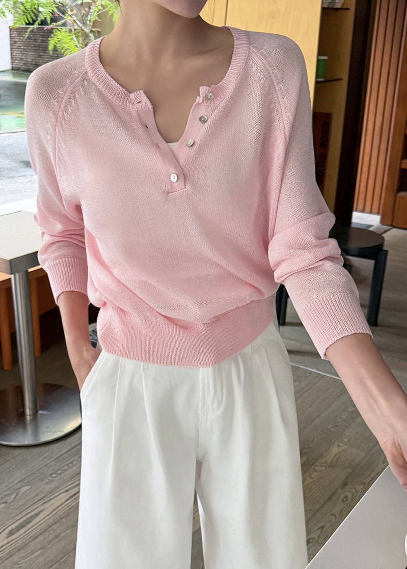 BLACK NOTE韓國東大門直郵女裝新款26春夏休閑職業針織衫BLACK NOTE針織衫圖色1