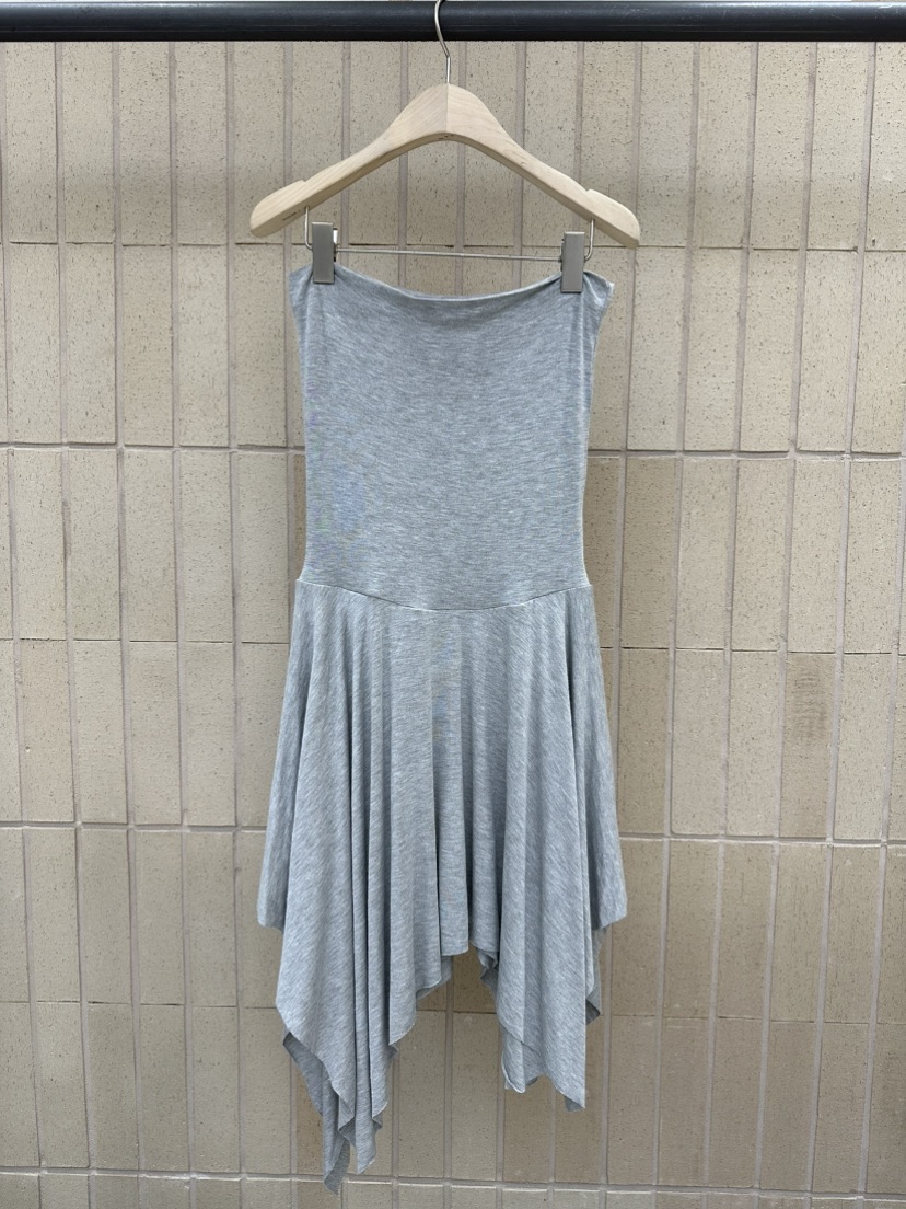 FOSET韓國東大門直郵女裝新品職業26春夏推薦連衣裙不對稱FOSET連衣裙