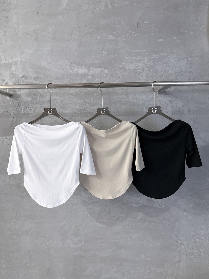 COME OPEN/HAPER韓國直郵實拍女裝新品26春夏T恤莫代爾短款COME OPEN/HAPERT恤