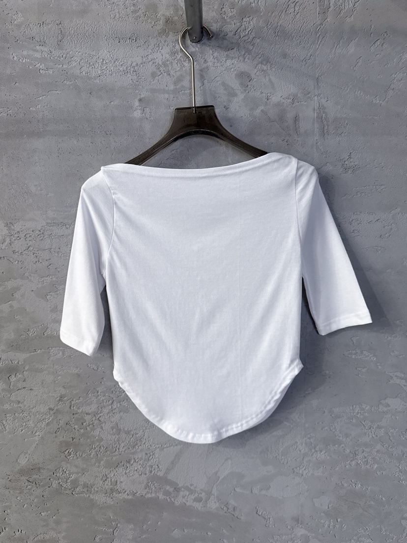 COME OPEN/HAPER韓國直郵實拍女裝新品26春夏T恤莫代爾短款COME OPEN/HAPERT恤