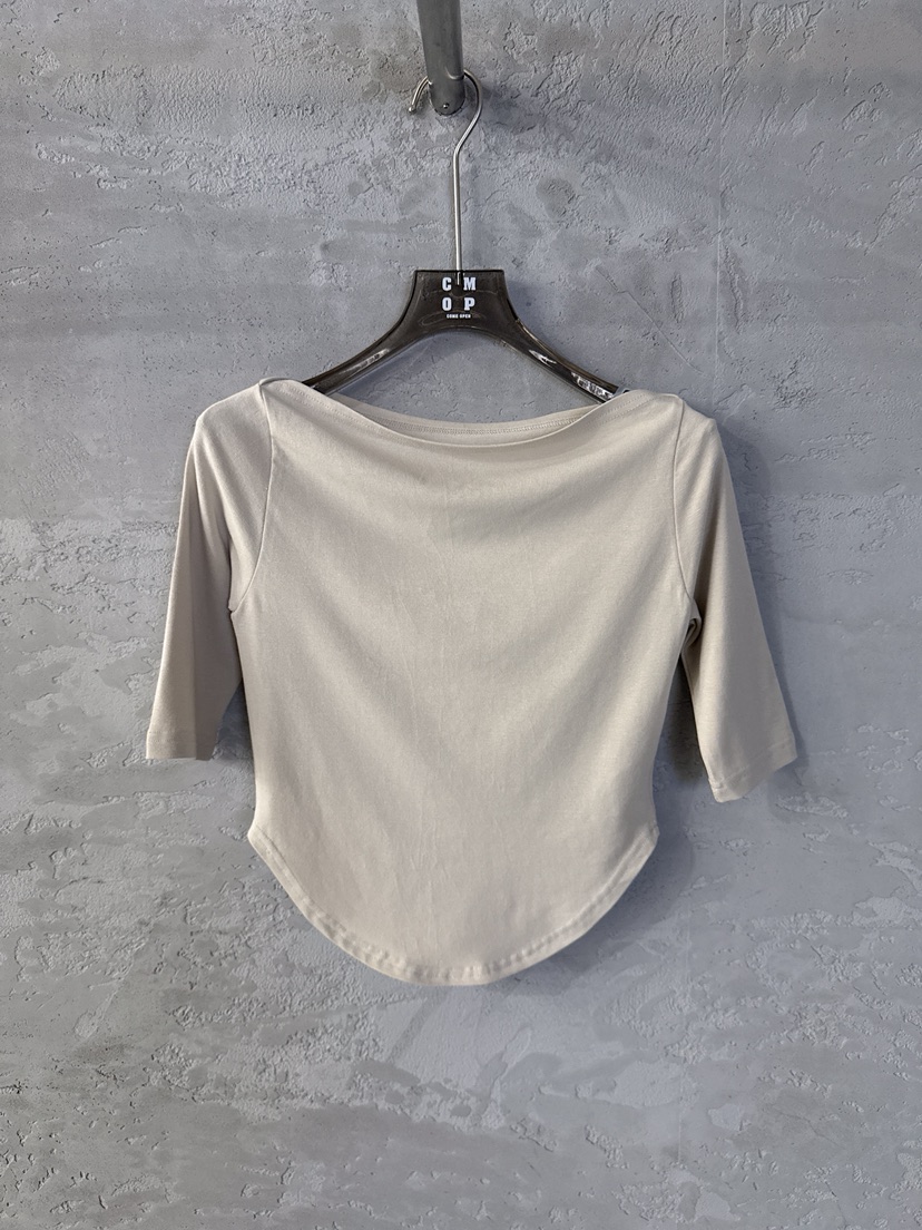 COME OPEN/HAPER韓國直郵實拍女裝新品26春夏T恤莫代爾短款COME OPEN/HAPERT恤圖色2