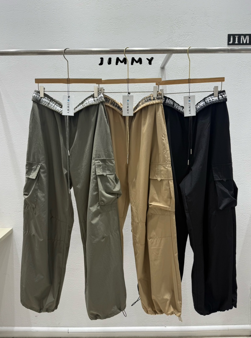 JIMMY韓國東大門直郵女士新款熱賣職業休閑26春夏休閑褲工裝褲JIMMY/REMAKE休閑褲
