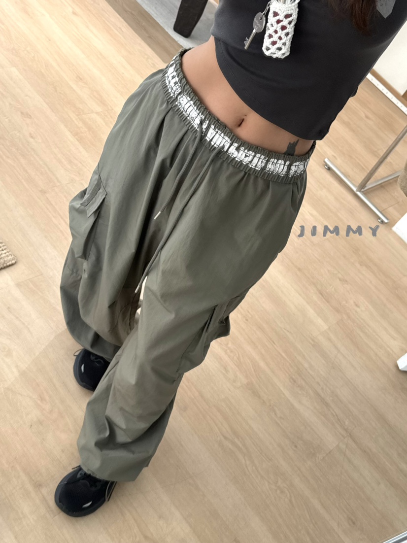 JIMMY韓國東大門直郵女士新款熱賣職業休閑26春夏休閑褲工裝褲JIMMY/REMAKE休閑褲