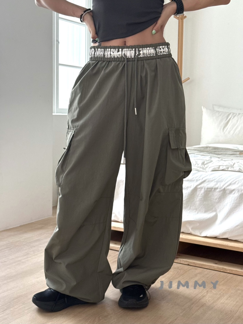 JIMMY韓國東大門直郵女士新款熱賣職業休閑26春夏休閑褲工裝褲JIMMY/REMAKE休閑褲圖色1