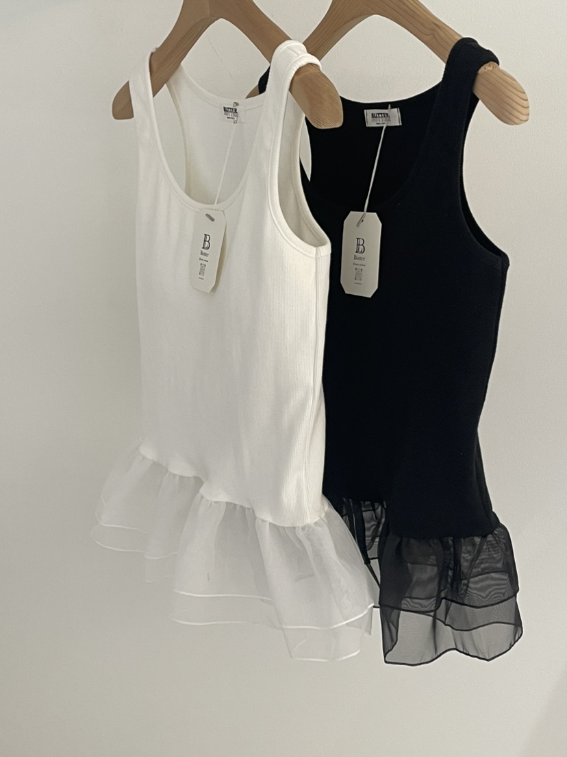 BUTTER-P韓國東大門直郵女裝新品26春夏職業休閑吊帶背心BUTTER-P吊帶/背心