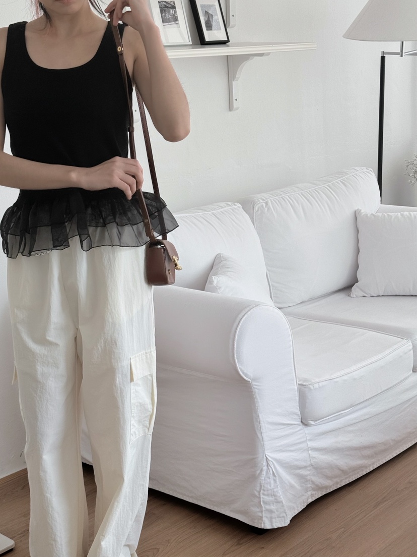 BUTTER-P韓國東大門直郵女裝新品26春夏職業休閑吊帶背心BUTTER-P吊帶/背心