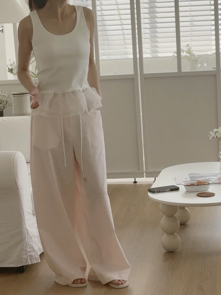 BUTTER-P韓國東大門直郵女裝新品26春夏職業休閑吊帶背心BUTTER-P吊帶/背心