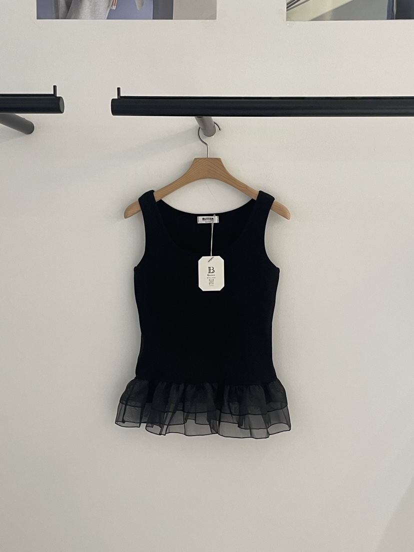 BUTTER-P韓國東大門直郵女裝新品26春夏職業休閑吊帶背心BUTTER-P吊帶/背心圖色2