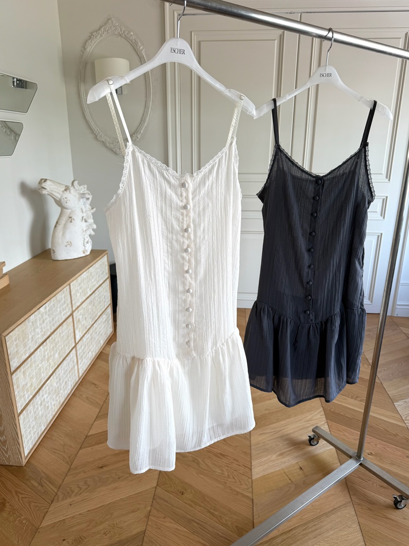 ESCHER韓國直郵女士新款時尚休閑26春夏推薦人氣職業連衣裙ESCHER連衣裙