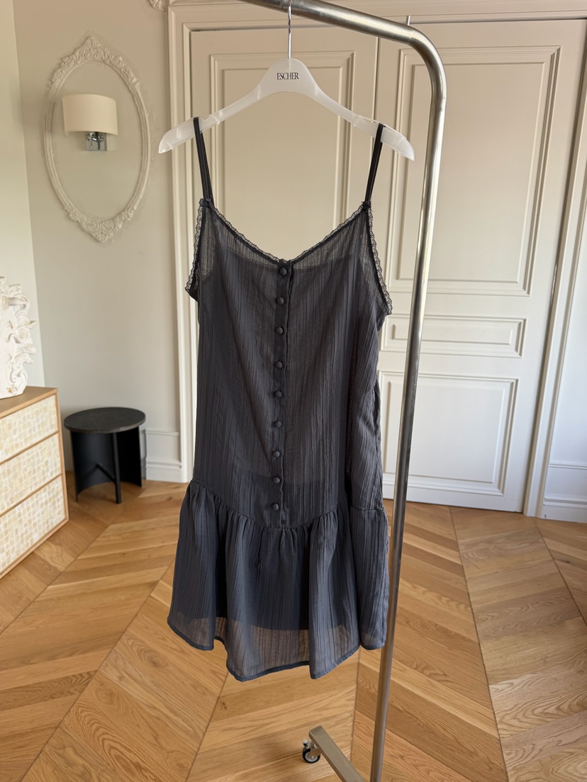 ESCHER韓國直郵女士新款時尚休閑26春夏推薦人氣職業連衣裙ESCHER連衣裙