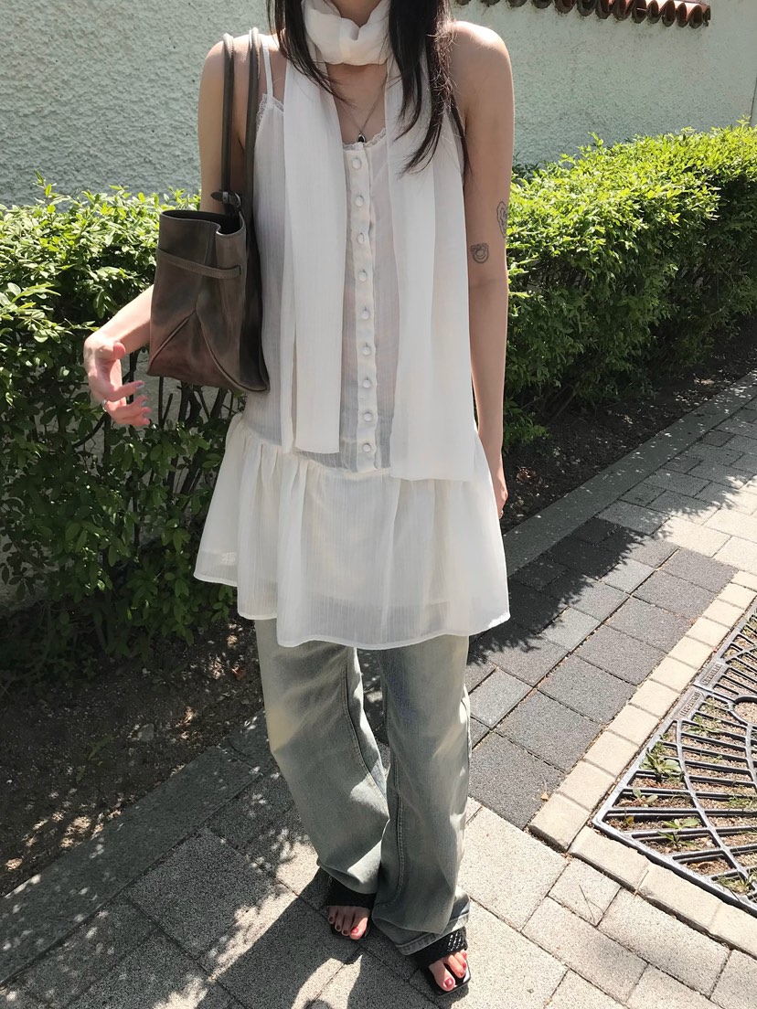 ESCHER韓國直郵女士新款時尚休閑26春夏推薦人氣職業連衣裙ESCHER連衣裙