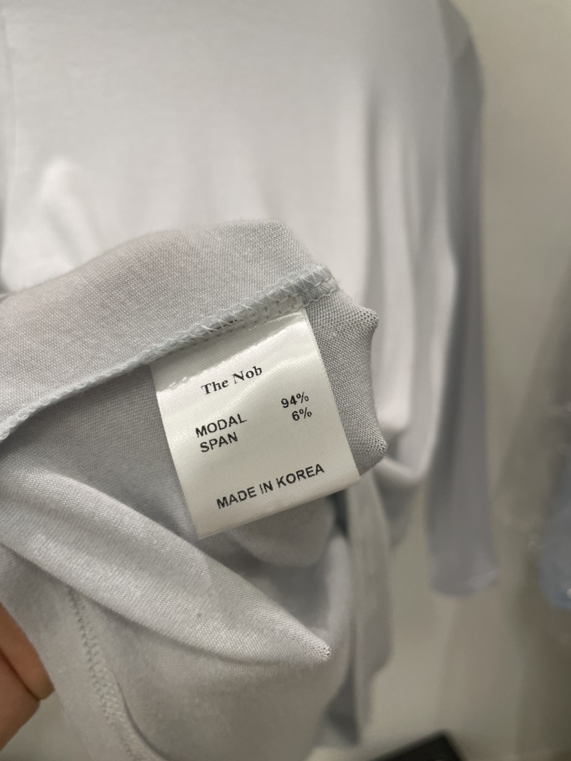 NOB韓國東大門直郵女士新款職業26春夏時尚休閑推薦長袖T恤NOB長袖T恤