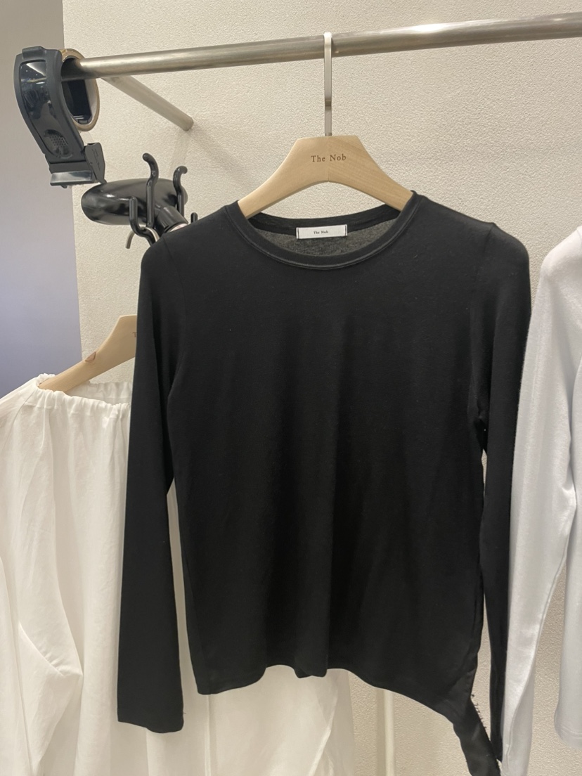 NOB韓國東大門直郵女士新款職業26春夏時尚休閑推薦長袖T恤NOB長袖T恤圖色2