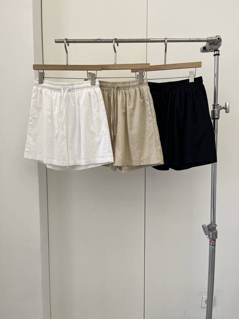 DARAK韓國直郵女裝新款時尚休閑推薦職業26春夏熱賣短褲亞麻DARAK短褲