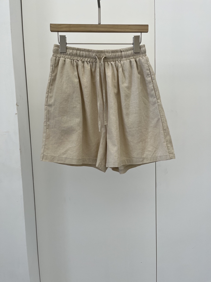 DARAK韓國直郵女裝新款時尚休閑推薦職業26春夏熱賣短褲亞麻DARAK短褲圖色1