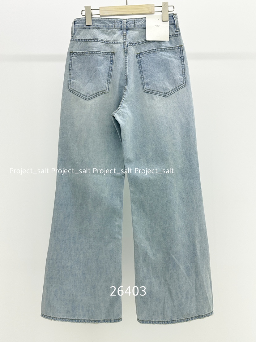 PROJECT SALT韓國代購女裝新品休閑牛仔褲PROJECTSALT牛仔褲