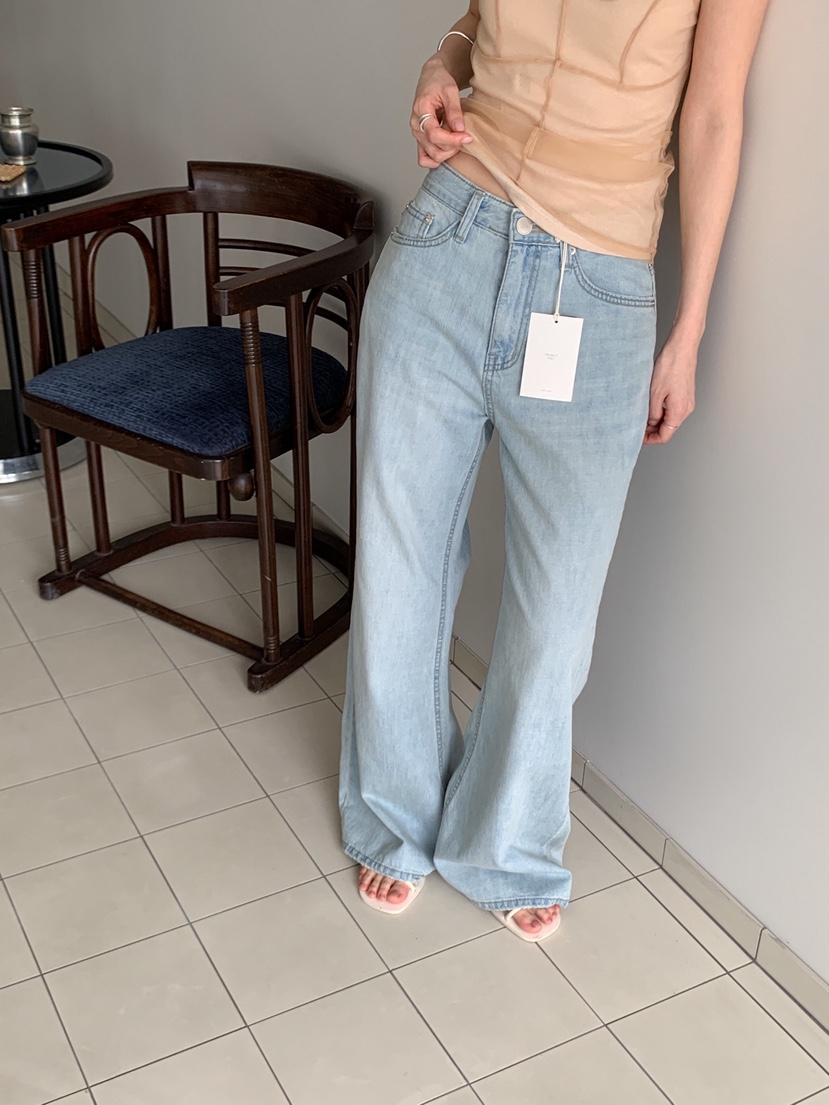 PROJECT SALT韓國代購女裝新品休閑牛仔褲PROJECTSALT牛仔褲