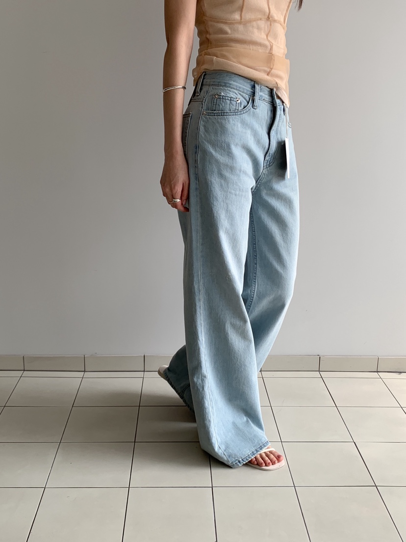 PROJECT SALT韓國代購女裝新品休閑牛仔褲PROJECTSALT牛仔褲