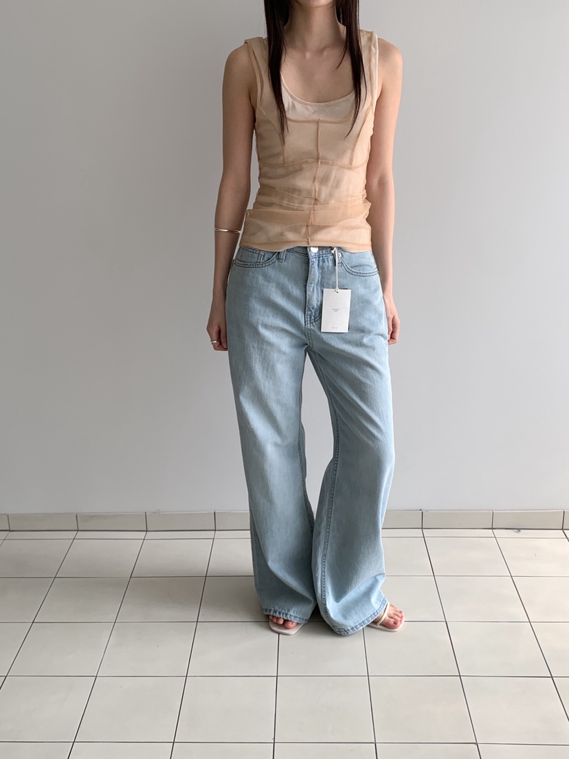 PROJECT SALT韓國代購女裝新品休閑牛仔褲PROJECTSALT牛仔褲