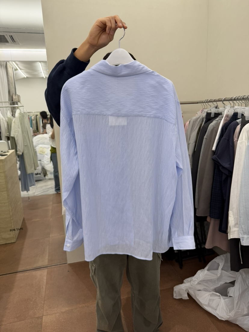 FOR TAPE韓國東大門代購女士新款熱賣襯衫蕾絲衫口袋紐扣FOR TAPE襯衫/蕾絲衫