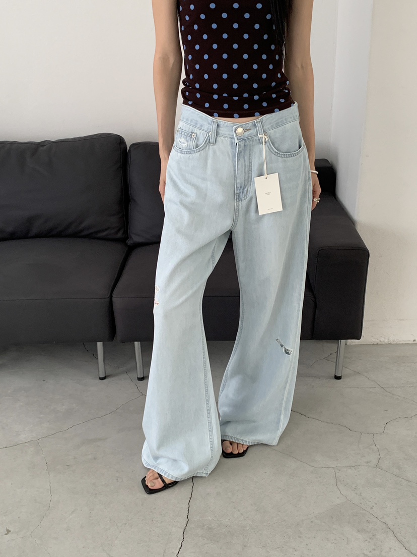 PROJECT SALT韓國直郵實拍女士新款人氣牛仔褲PROJECTSALT牛仔褲