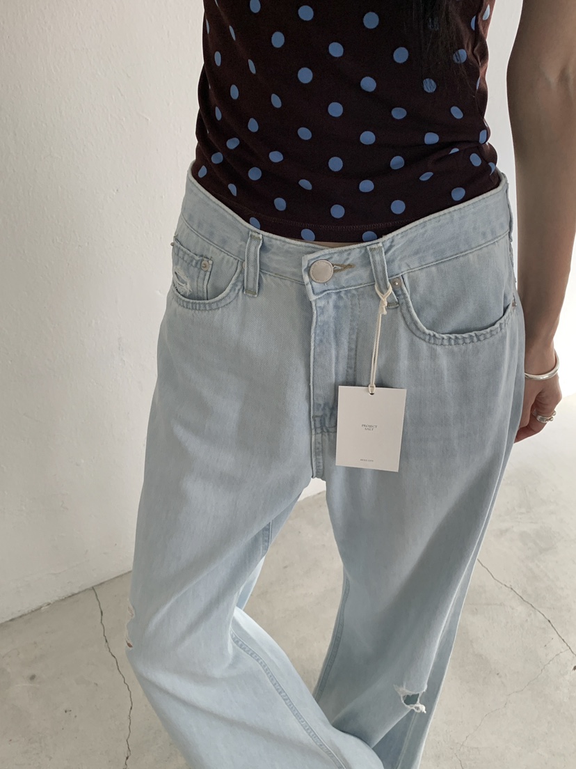 PROJECT SALT韓國直郵實拍女士新款人氣牛仔褲PROJECTSALT牛仔褲