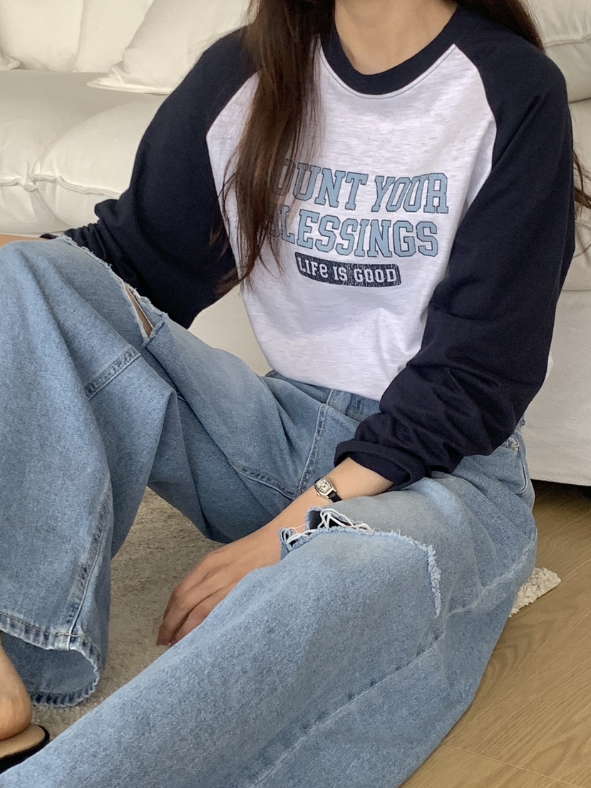 VANTAGE韓國代購女士新款休閑職業時尚26春夏人氣長袖T恤VANTAGE長袖T恤