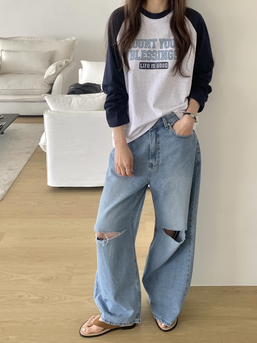 VANTAGE韓國代購女士新款休閑職業時尚26春夏人氣長袖T恤VANTAGE長袖T恤