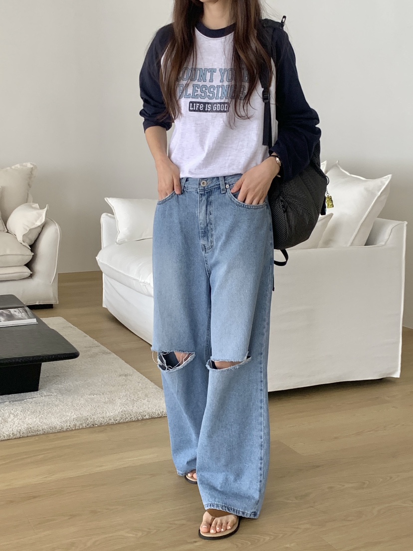 VANTAGE韓國代購女士新款休閑職業時尚26春夏人氣長袖T恤VANTAGE長袖T恤