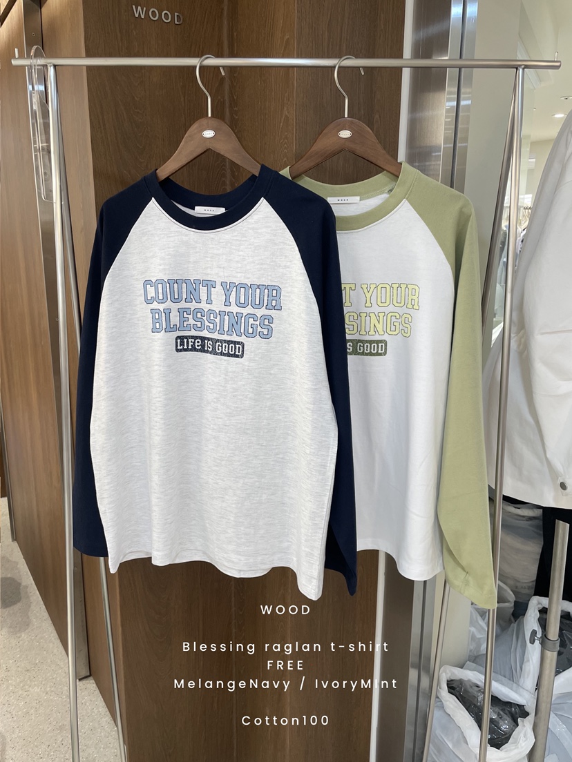 VANTAGE韓國代購女士新款休閑職業時尚26春夏人氣長袖T恤VANTAGE長袖T恤圖色2左二色