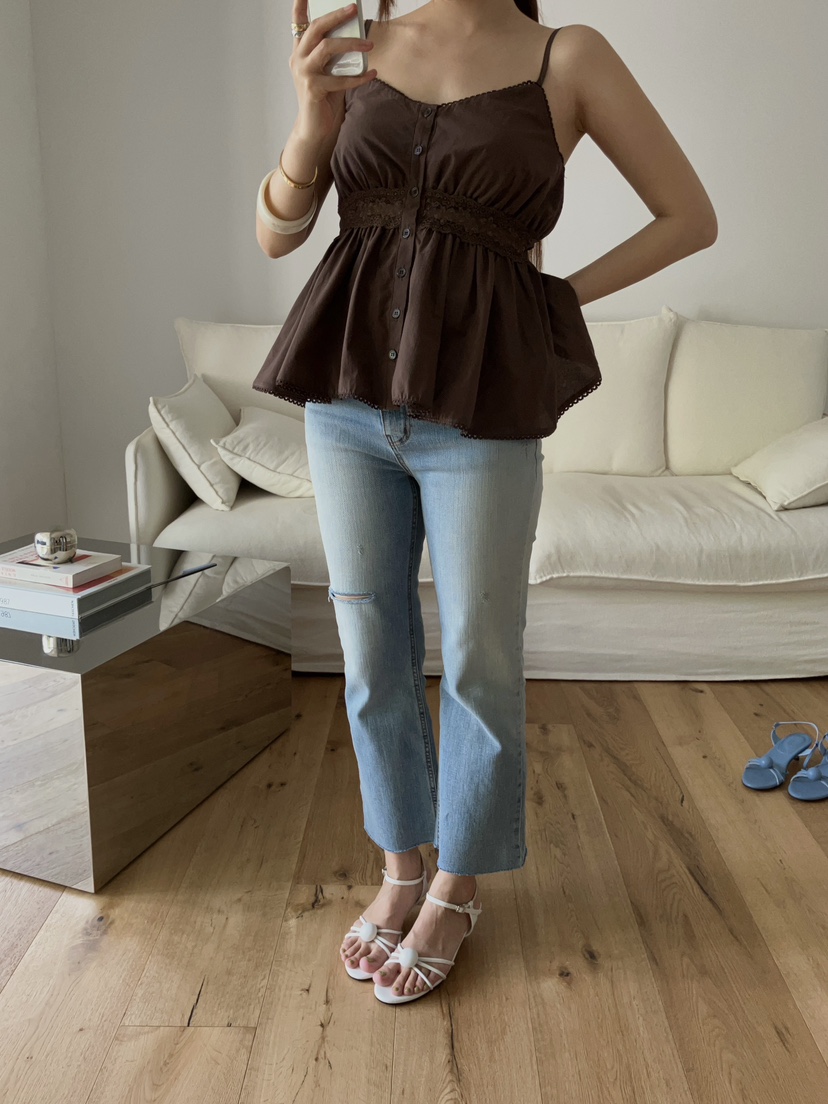 MADE-P韓國東大門直郵女士新款26春夏推薦人氣熱賣牛仔褲MADE-P牛仔褲