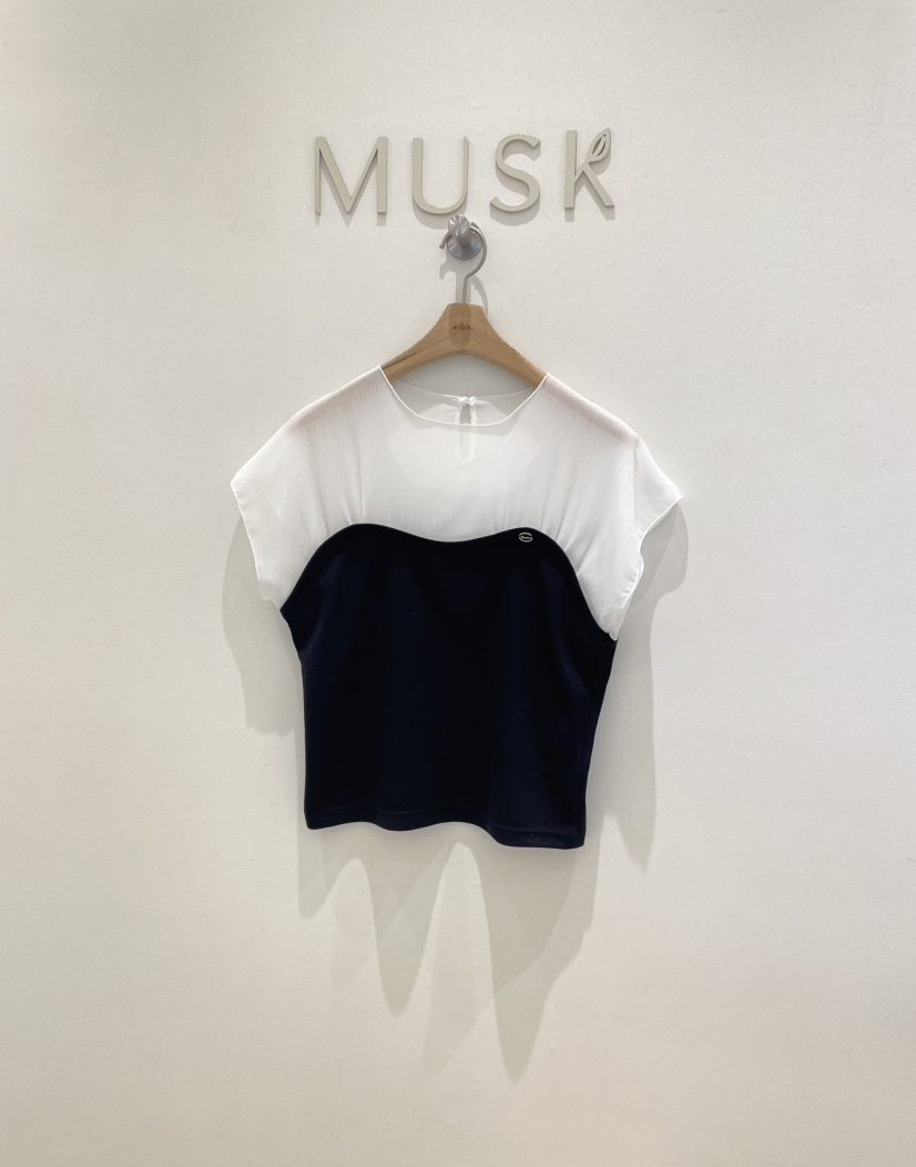 MUSK韓國直郵實拍女士新品職業時尚推薦人氣熱賣襯衫蕾絲衫MUSK襯衫/蕾絲衫圖色2