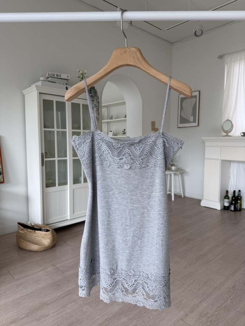 SOLAR韓國代購女裝新品時尚休閑推薦熱賣26春夏連衣裙蕾絲SOLAR連衣裙圖色1