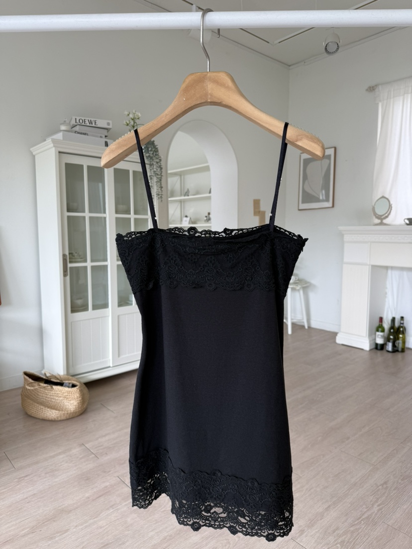 SOLAR韓國代購女裝新品時尚休閑推薦熱賣26春夏連衣裙蕾絲SOLAR連衣裙圖色3