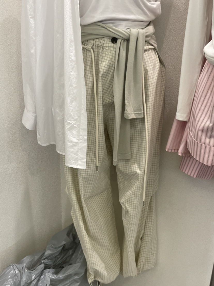 NOB韓國直郵女士新品26春夏推薦熱賣時尚職業休閑褲含腰繩NOB休閑褲圖色2