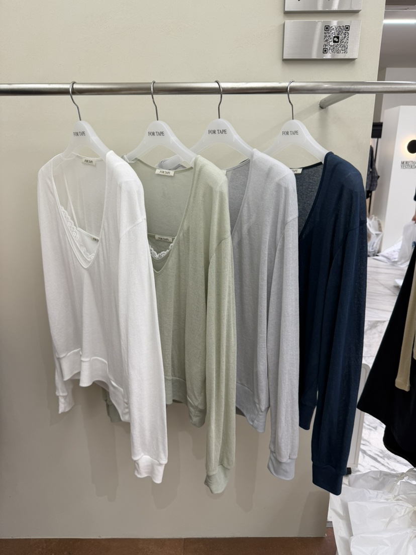 FOR TAPE韓國直郵實拍女裝新款熱賣時尚推薦26春夏休閑T恤FOR TAPET恤