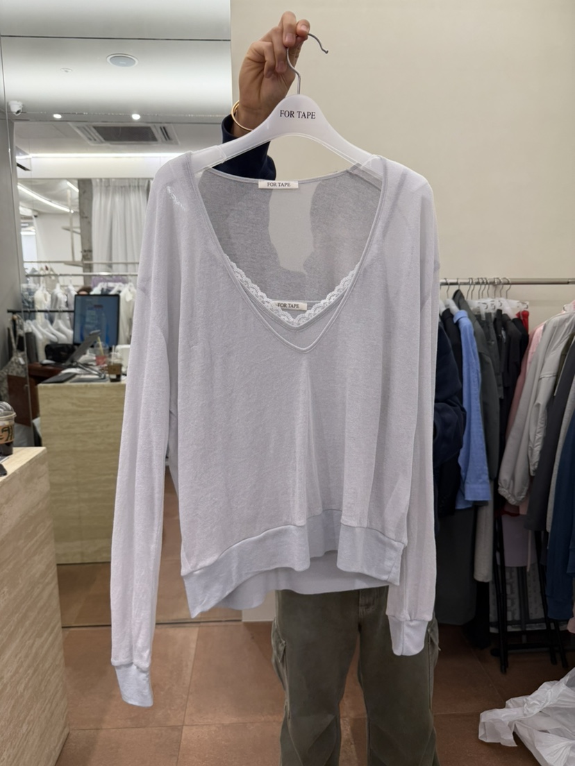 FOR TAPE韓國直郵實拍女裝新款熱賣時尚推薦26春夏休閑T恤FOR TAPET恤圖色3